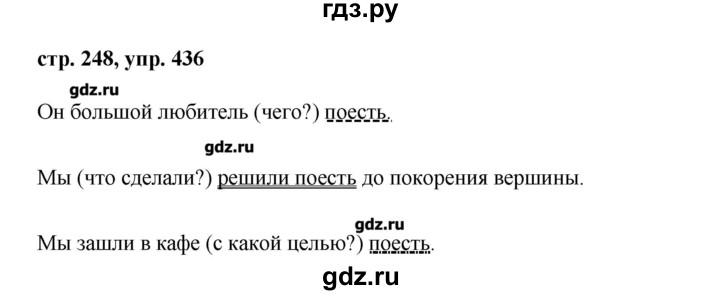 ГДЗ по русскому языку 8 класс  Ладыженская   упражнение - 436, Решебник №1
